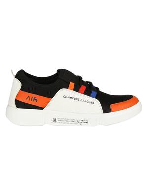black mesh lace up sneakers - 16703110 - Standard Image - 2