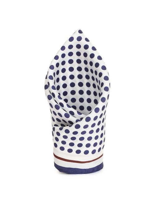 blue silk pocketsquare - 16703267 - Standard Image - 1