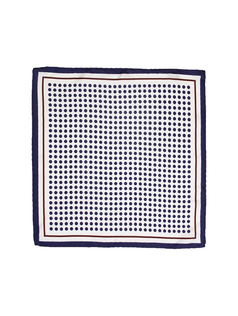 blue silk pocketsquare - 16703267 - Zoom Image - 3