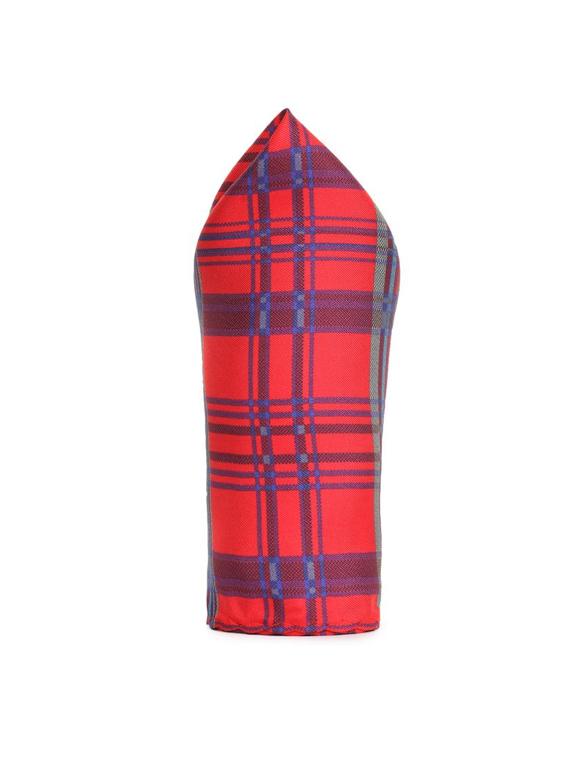 red silk pocketsquare - 16703269 - Zoom Image - 2