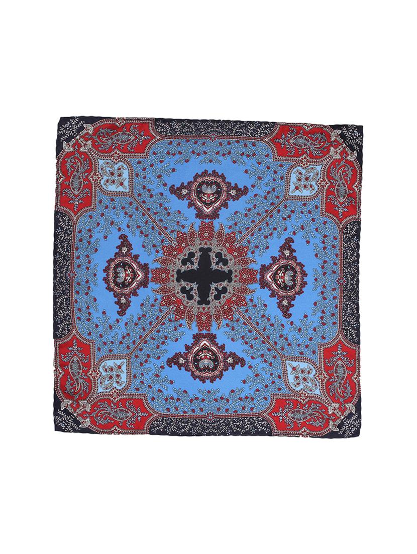blue silk pocketsquare - 16703270 - Zoom Image - 3