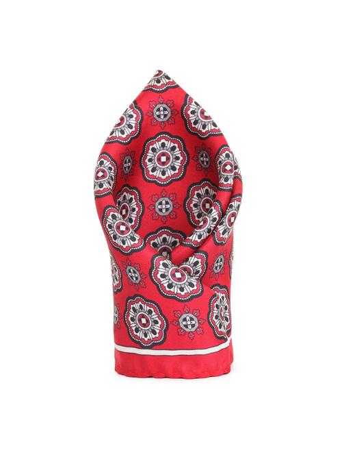 red silk pocketsquare - 16703273 - Standard Image - 1