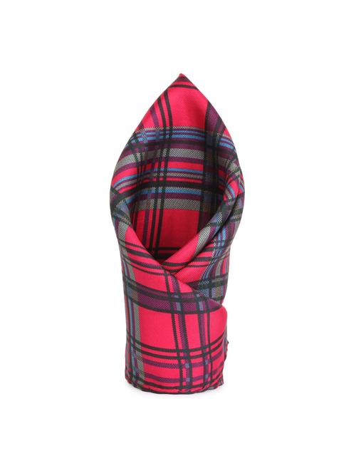 red silk pocketsquare - 16703282 - Standard Image - 1