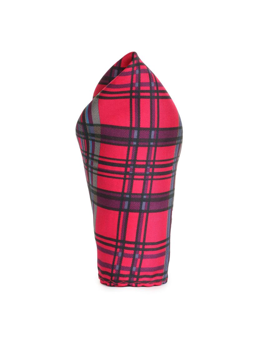 red silk pocketsquare - 16703282 - Zoom Image - 2