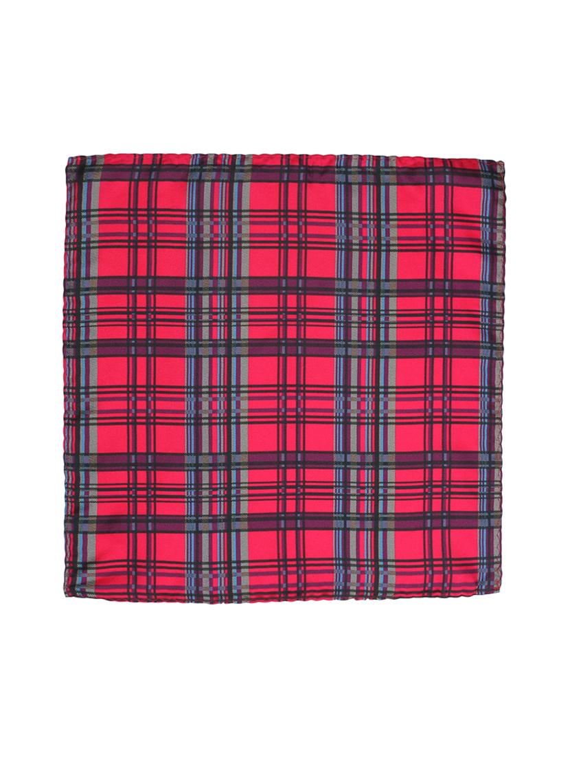 red silk pocketsquare - 16703282 - Zoom Image - 3