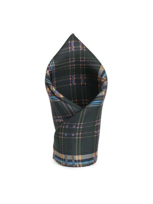 black silk pocketsquare - 16703286 - Standard Image - 1