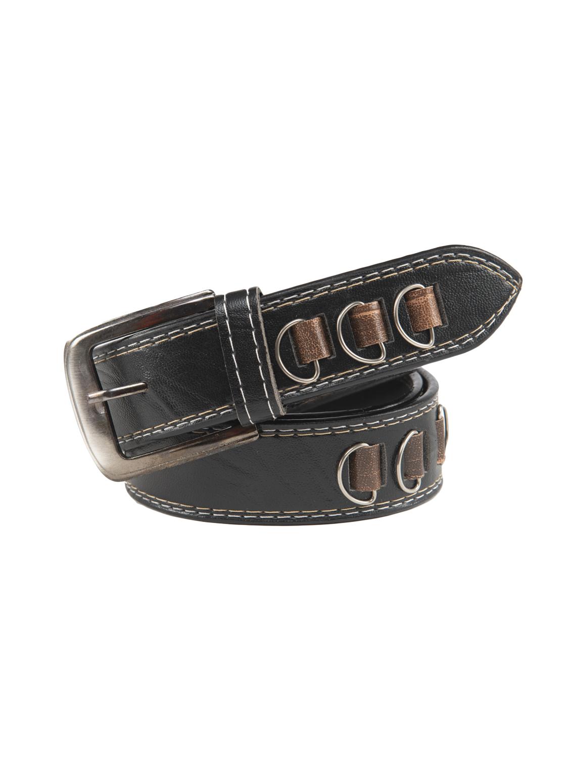 black leatherette belt - 16703312 - Zoom Image - 1