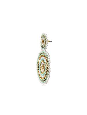 multi colored plastic drop earring - 16703314 - Standard Image - 2