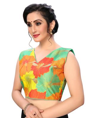 floral print back detailed blouse - 16703325 - Standard Image - 2