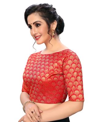 foil printed blouse - 16703331 - Standard Image - 2