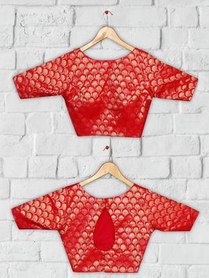 foil printed blouse - 16703331 - Standard Image - 4