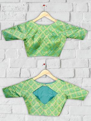 foil printed blouse - 16703333 - Standard Image - 4