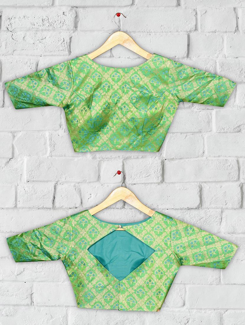 foil printed blouse - 16703333 - Zoom Image - 4