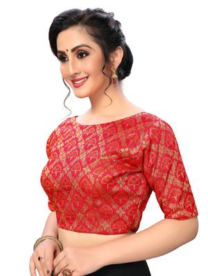 foil printed blouse - 16703335 - Standard Image - 2