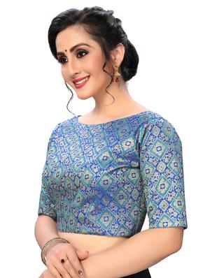 foil printed blouse - 16703336 - Standard Image - 2