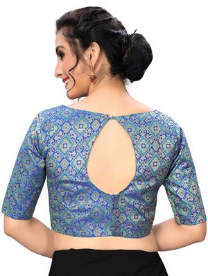 foil printed blouse - 16703336 - Standard Image - 3