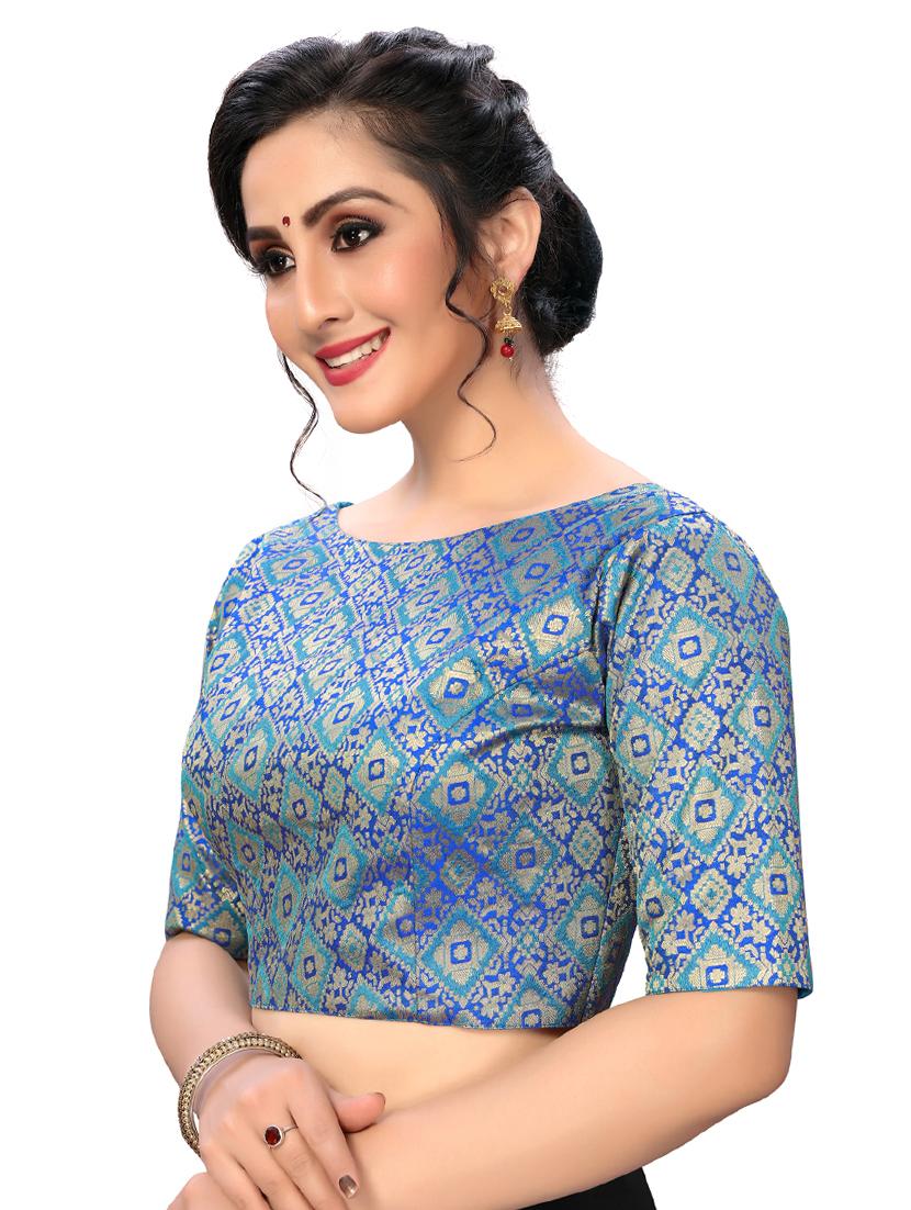 foil printed blouse - 16703336 - Zoom Image - 2