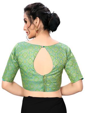 foil printed blouse - 16703337 - Standard Image - 3