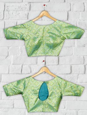 foil printed blouse - 16703337 - Standard Image - 4