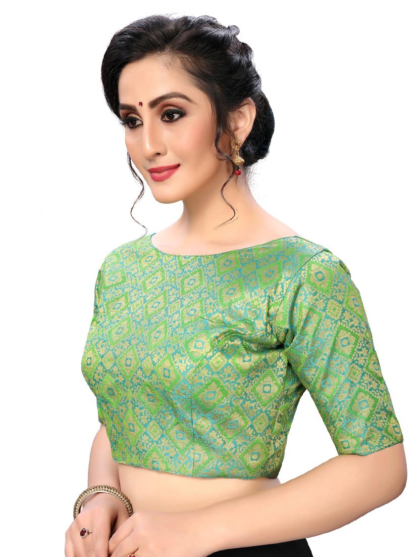 foil printed blouse - 16703337 - Zoom Image - 2