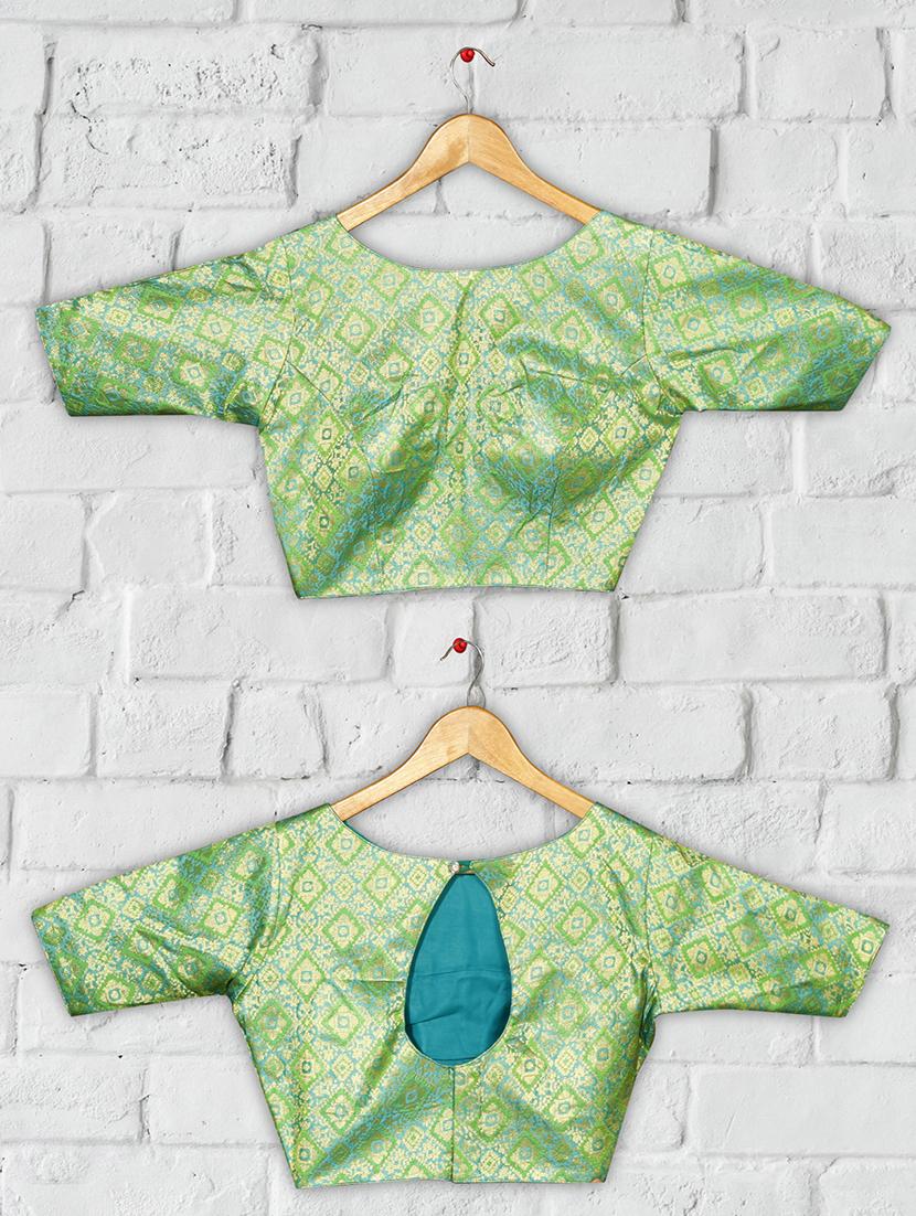 foil printed blouse - 16703337 - Zoom Image - 4