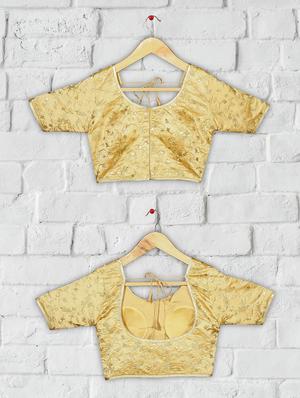 solid sequined blouse - 16703340 - Standard Image - 3