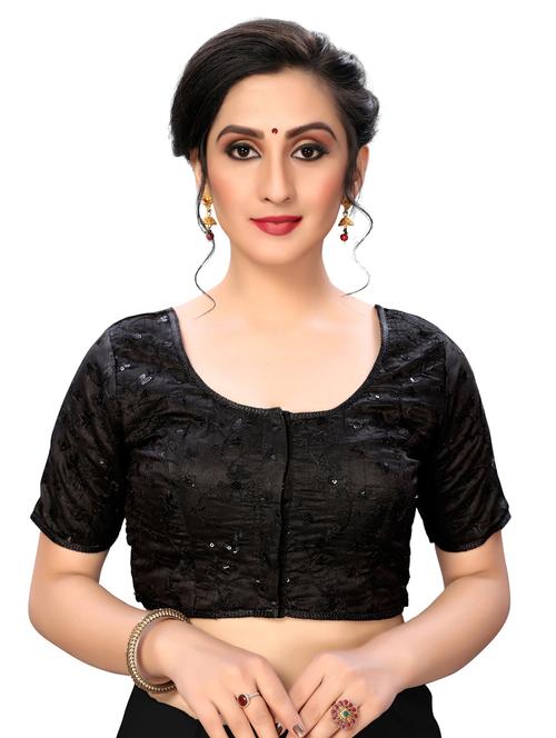 solid sequined blouse - 16703341 - Standard Image - 1