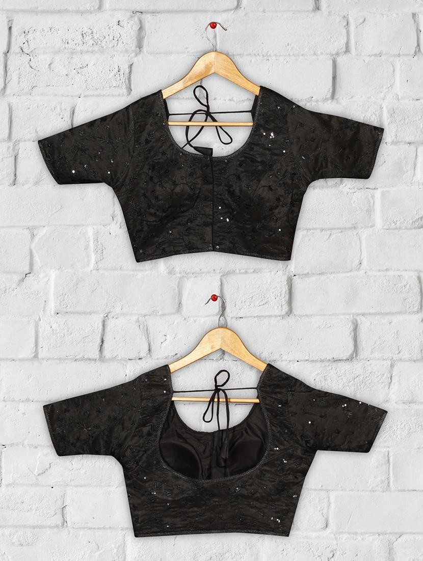 solid sequined blouse - 16703341 - Zoom Image - 4