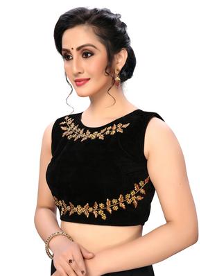 solid embroidered blouse - 16703343 - Standard Image - 2