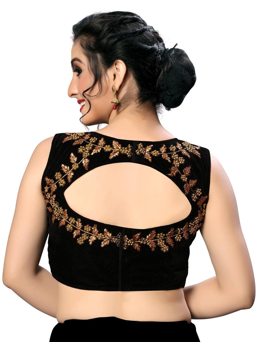 solid embroidered blouse - 16703343 - Zoom Image - 3