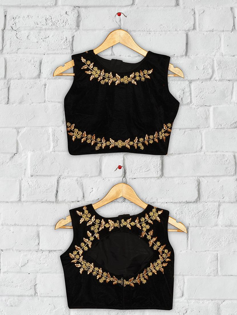 solid embroidered blouse - 16703343 - Zoom Image - 4