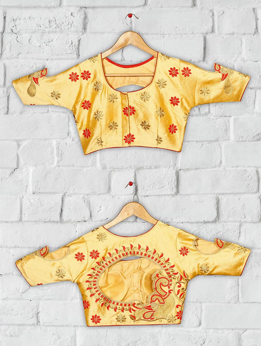 solid embroidered blouse - 16703345 - Zoom Image - 4