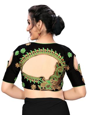 solid embroidered blouse - 16703346 - Standard Image - 3