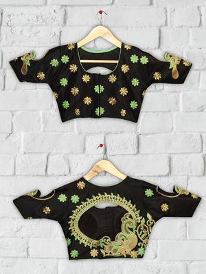 solid embroidered blouse - 16703346 - Standard Image - 4
