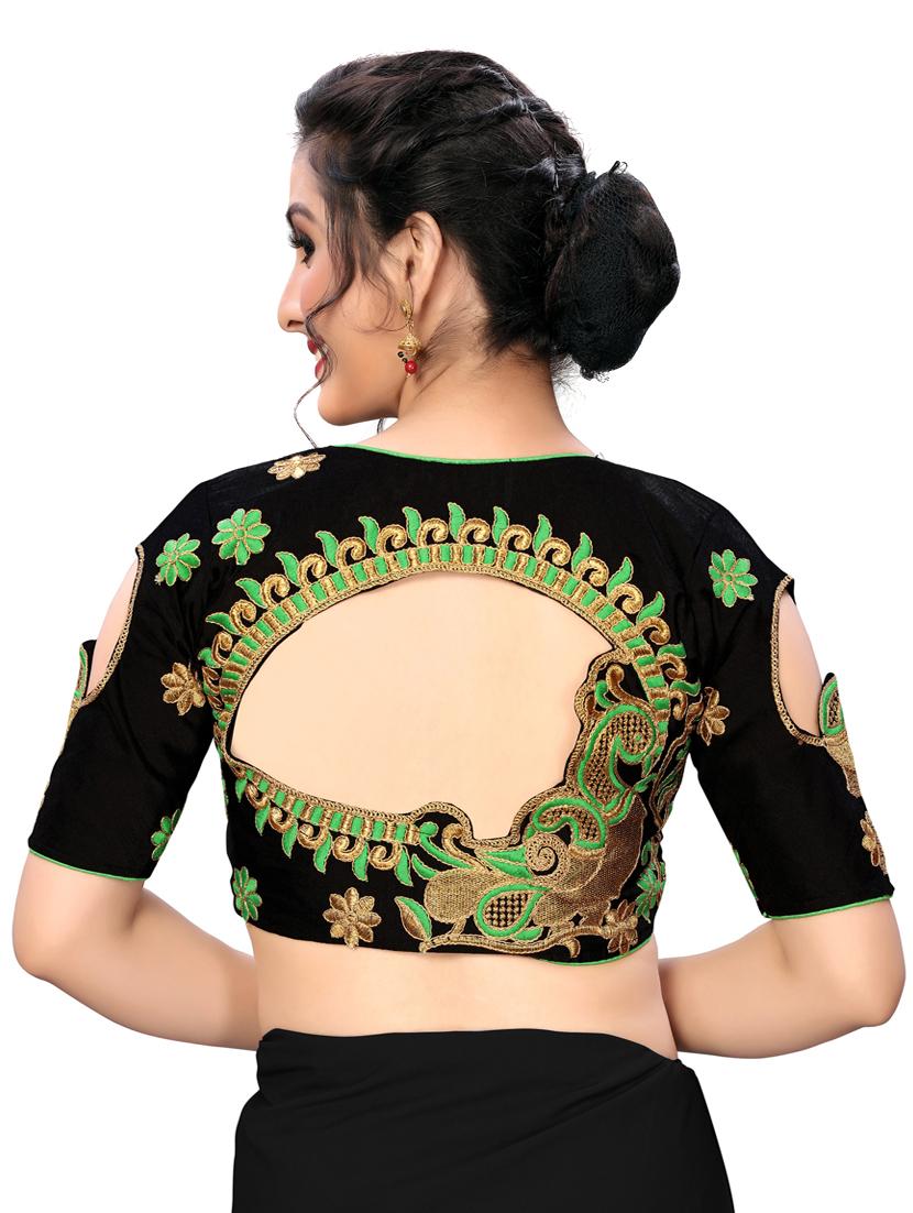 solid embroidered blouse - 16703346 - Zoom Image - 3
