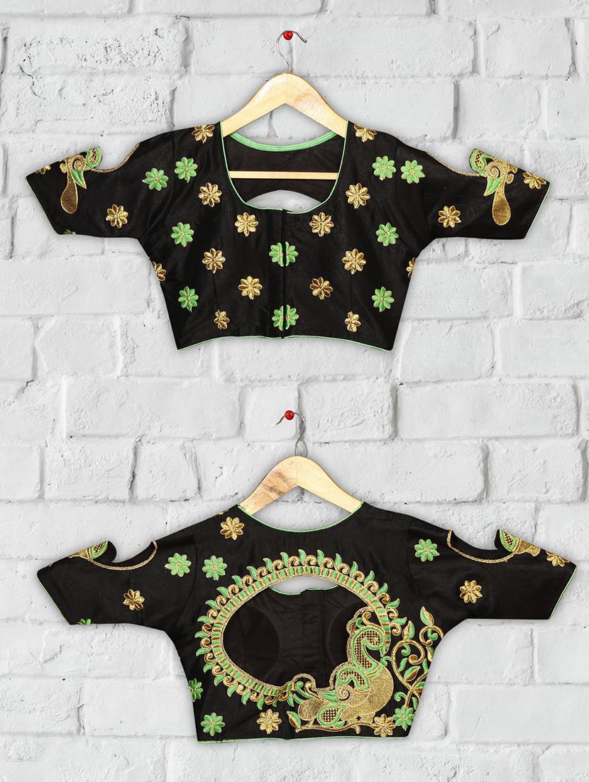 solid embroidered blouse - 16703346 - Zoom Image - 4