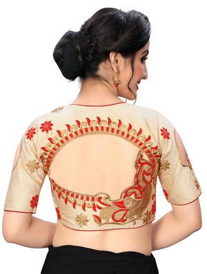 solid embroidered blouse - 16703348 - Standard Image - 3