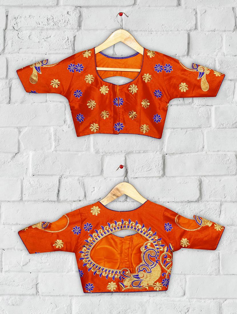 solid embroidered blouse - 16703354 - Zoom Image - 4