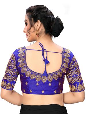 solid embroidered blouse - 16703360 - Standard Image - 3