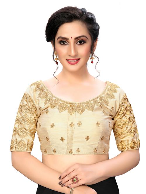 solid embroidered blouse - 16703361 - Very Small Image - 1