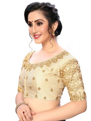 solid embroidered blouse - 16703361 - Standard Image - 2