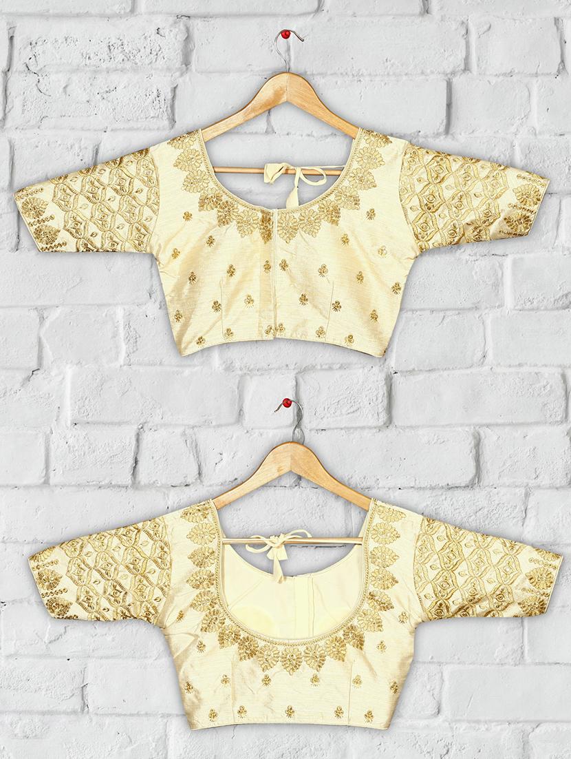 solid embroidered blouse - 16703361 - Zoom Image - 4