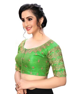 solid embroidered blouse - 16703363 - Standard Image - 2