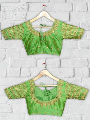 solid embroidered blouse - 16703363 - Standard Image - 4