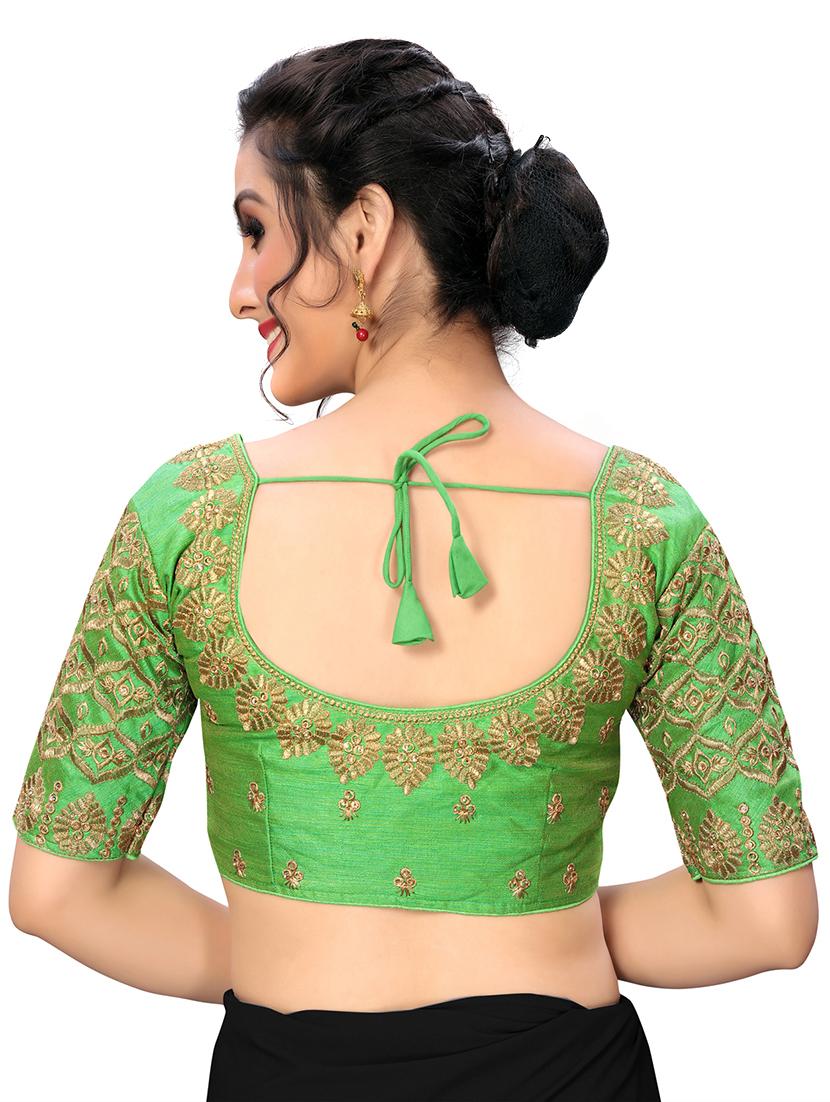 solid embroidered blouse - 16703363 - Zoom Image - 3