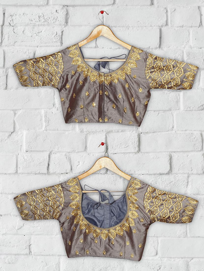 solid embroidered blouse - 16703364 - Zoom Image - 4