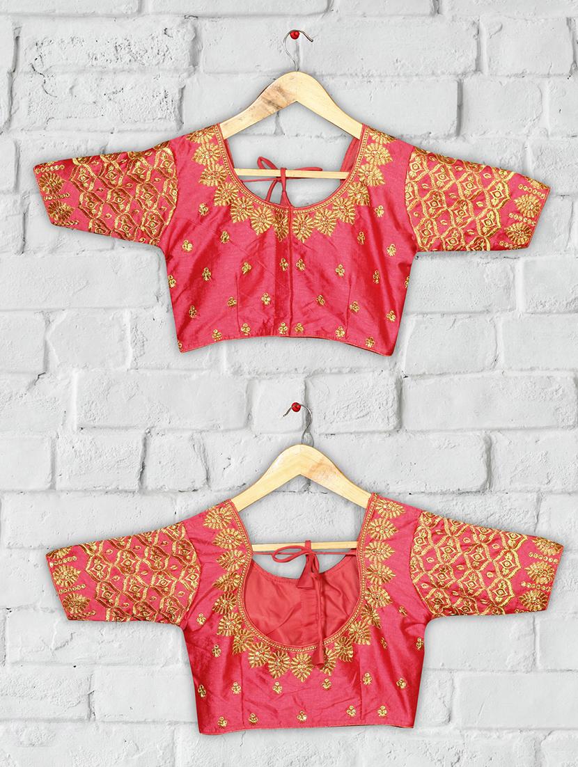solid embroidered blouse - 16703365 - Zoom Image - 4