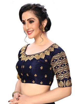 solid embroidered blouse - 16703366 - Standard Image - 2