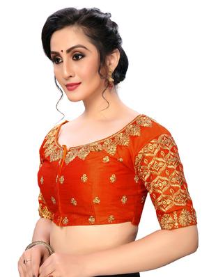 solid embroidered blouse - 16703367 - Standard Image - 2