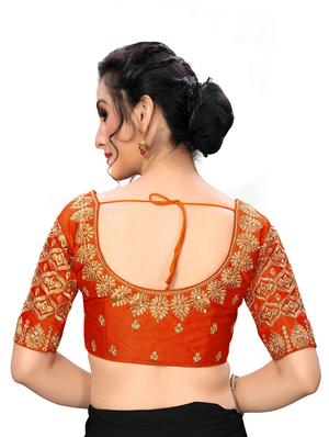 solid embroidered blouse - 16703367 - Standard Image - 3